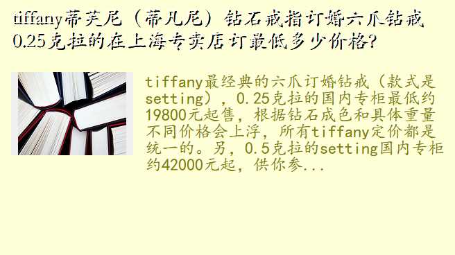 tiffanyܽᣨٷᣩʯָצ0.25Ϻר궩Ͷټ۸